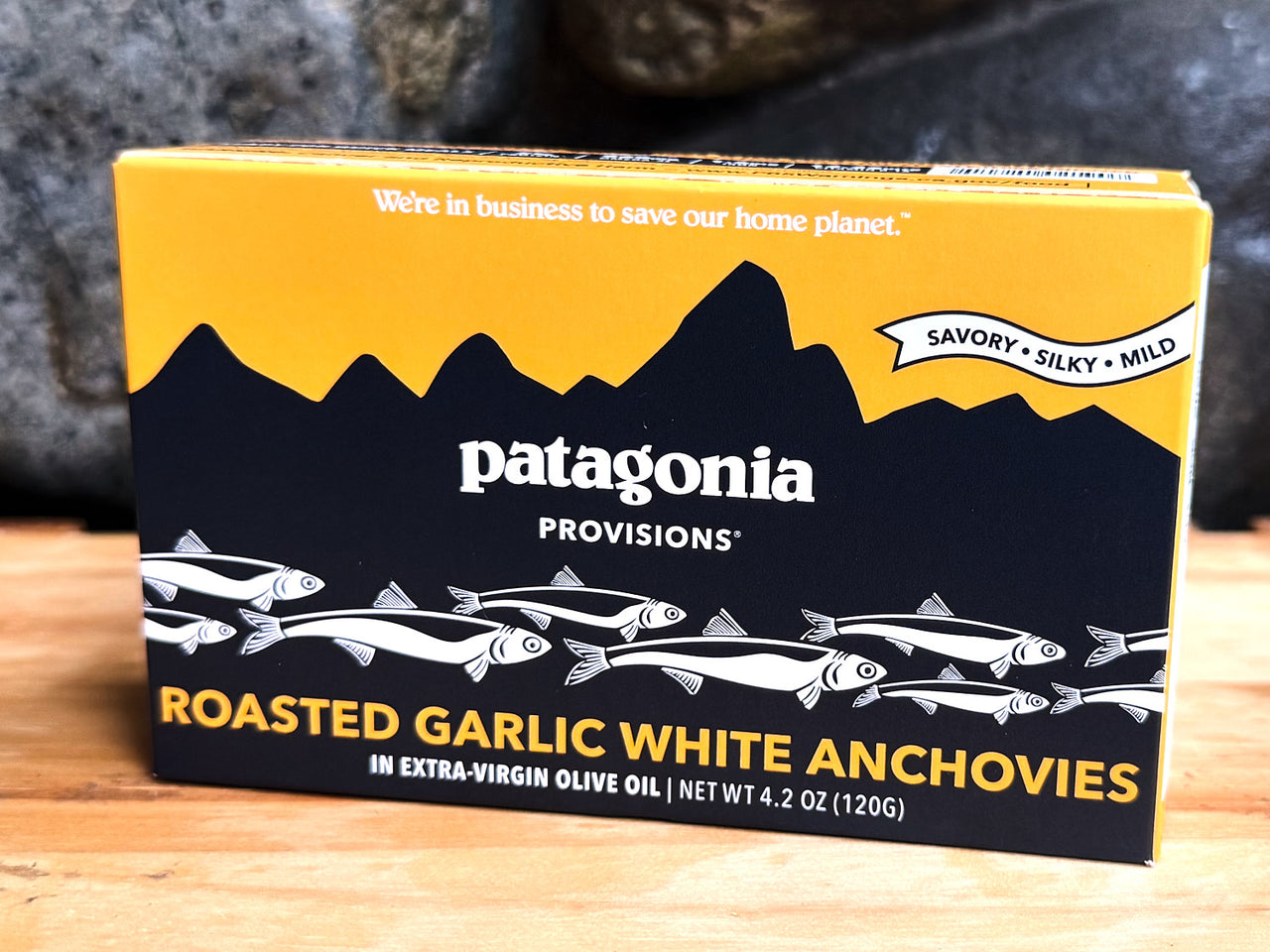 Roasted Garlic White Anchovies | Patagonia Provisions