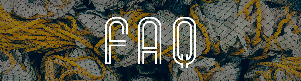 image of lines in a net with 'FAQ' overlaid on top