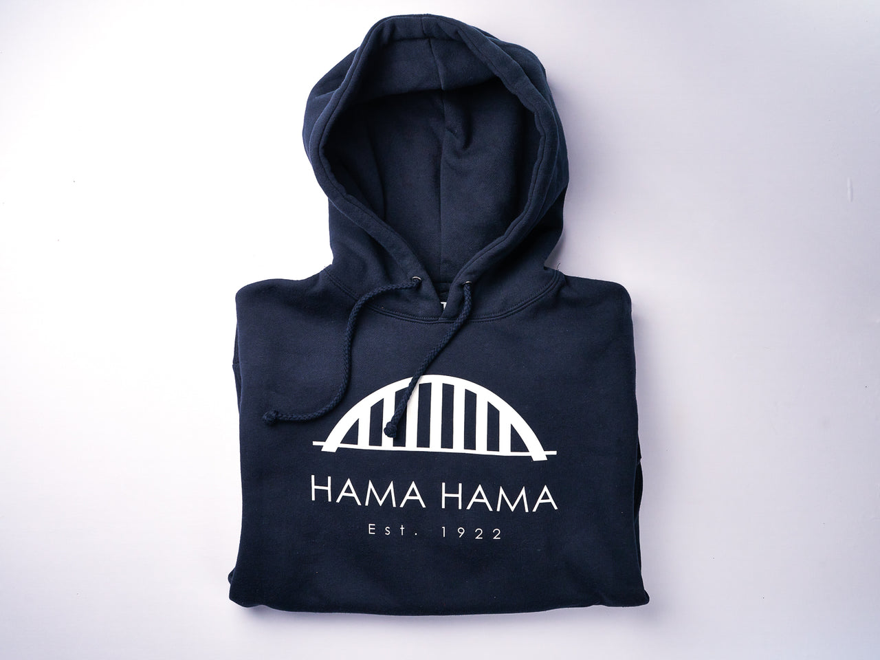 Classic Navy Pullover Bridge Hoodie