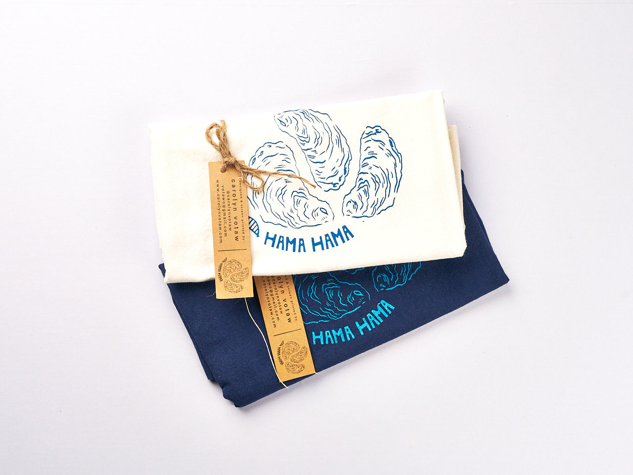 Oyster Tea Towel | Hama Hama